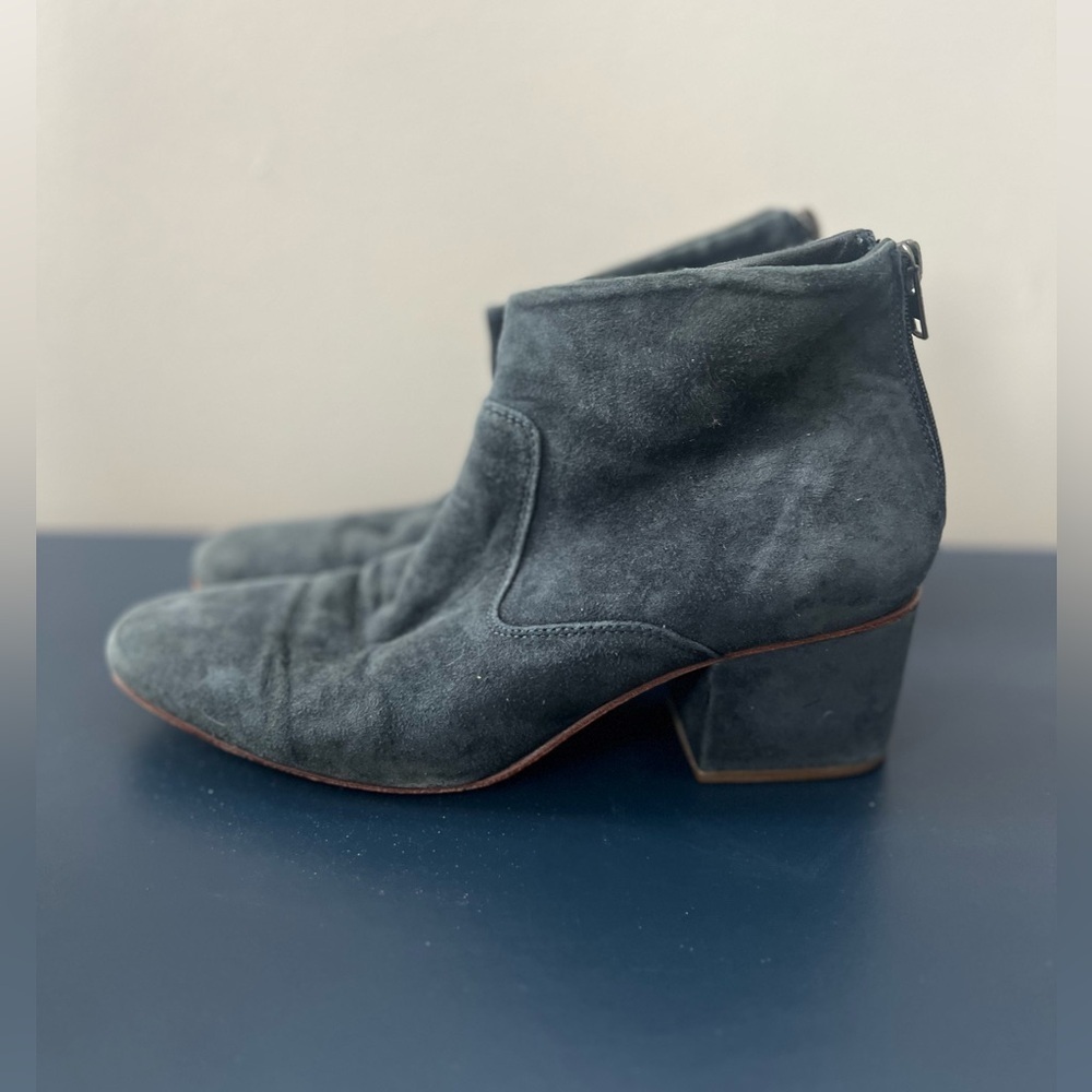 Blue Suede Rachel Comey Boots - 8 - Picture 5 of 6